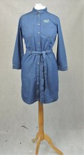Peacocks The Ultimate Denim Shirt Dress Mid Wash Denim 12 Uk Rrp £24 CR017 ii 24