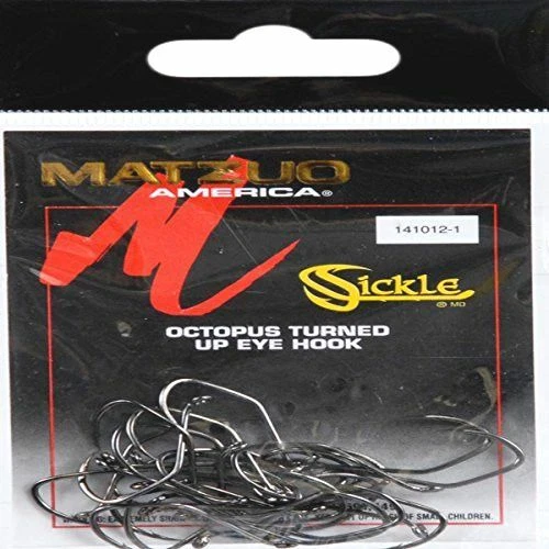 Gancho pulpo hoz matzuo (paquete de 25), cromo negro, 1 Foto 2 de 2