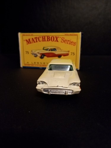 Matchbox #75A Ford Thunderbird 1960 KT SPW VN/MINT In Original D1 Box - Picture 5 of 14