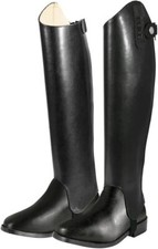 Pfiff Damen Stiefelschaft AF Chaps, Reitchaps, Reitsport Schwarz 48/32 cm