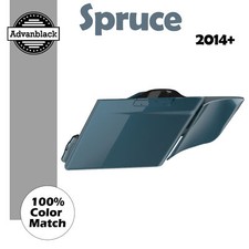 Spruce Stretched Saddlebag Side Covers Fits 2014+ Harley Touring