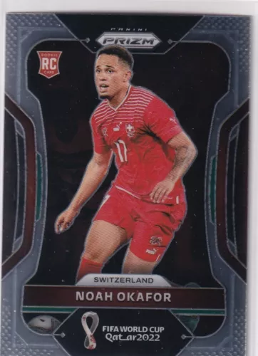 Prizm Soccer World Cup Qatar 2022 Panini No. 268 Noah Okafor Rookie Card RC