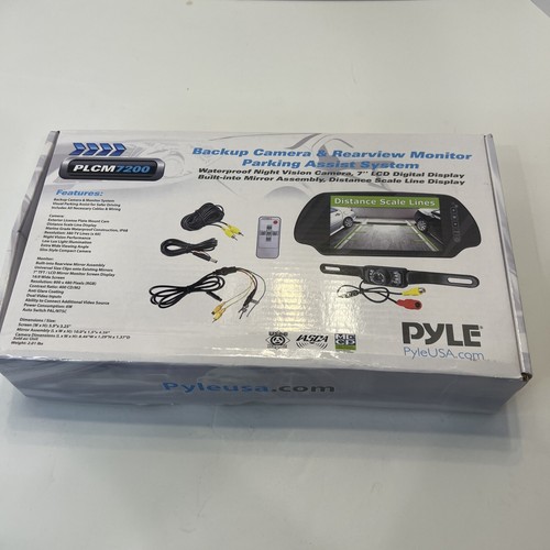 Pyle PLCM7200 Backup Camera & Rearview 7" LCD Monitor Parking Assist System