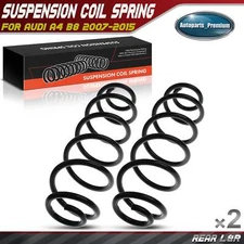2x Coil Spring for Audi A4 B8 2009-2015 Rear Left & Right w/o Sports Suspension