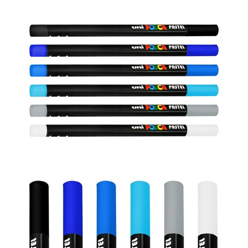 Uni-Ball Posca Wax Colouring Pastels - KPA-100 - Singles, Sets / Packs, Full Set - Picture 36 of 44