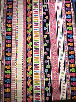 The Sweet Shop Candy Dots RJR Dan Morris Cotton Fabric 1/2 Yard (18 By 44 ) New