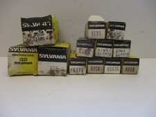 VTG SYLVANIA ELECTRONIC TUBE LOT OF 12 MODEL VARIES, SEE BUNDLE DESCRIPTION