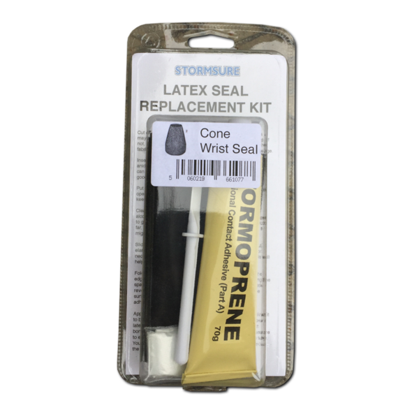 2 X Stormsure Latex Wrist Seal Replacement Cone Kit Drysuit Adhesive