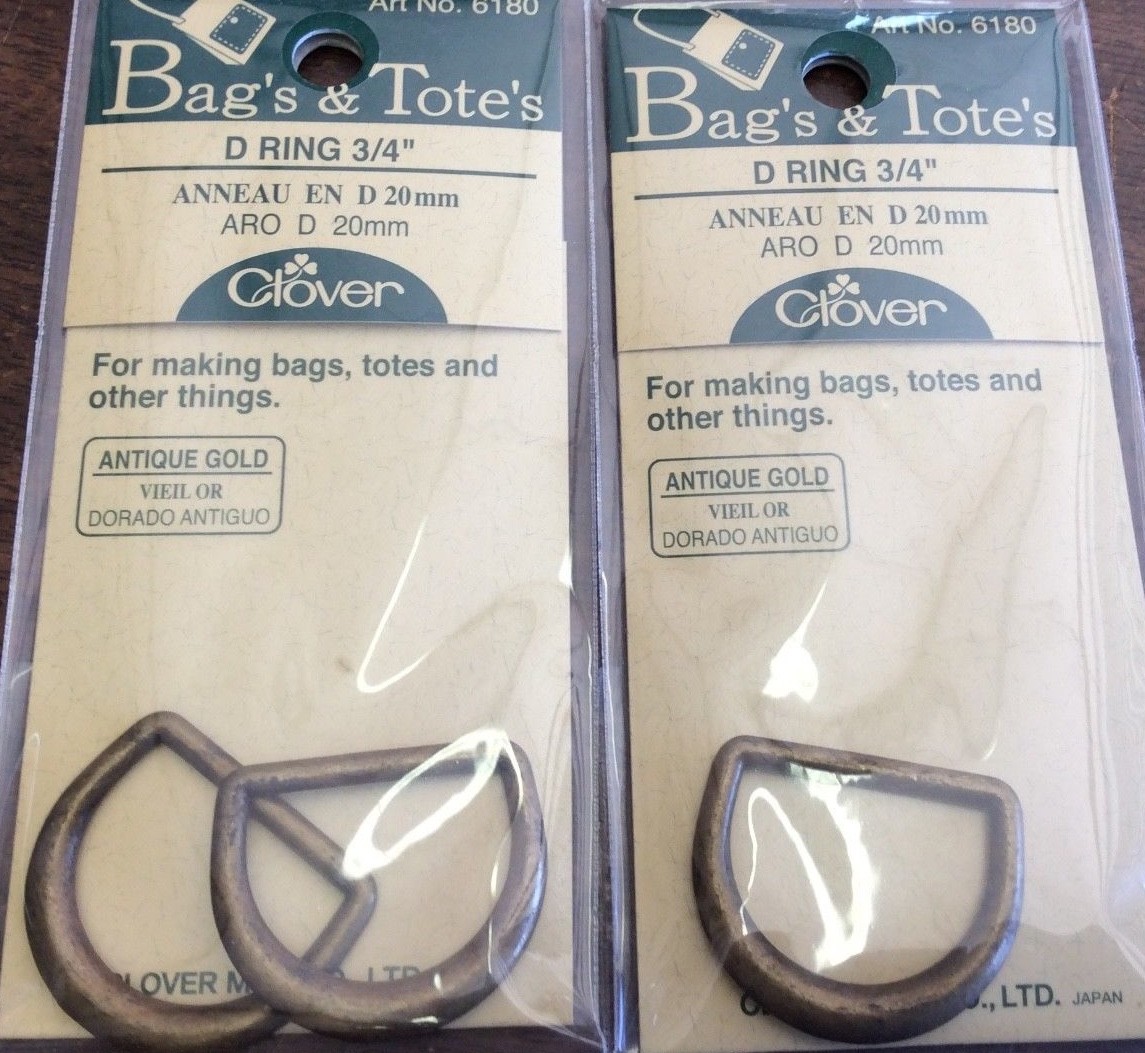 SWIVEL RING - 20MM - ANTIQUE GOLD - Fireside Fabrics Quilting