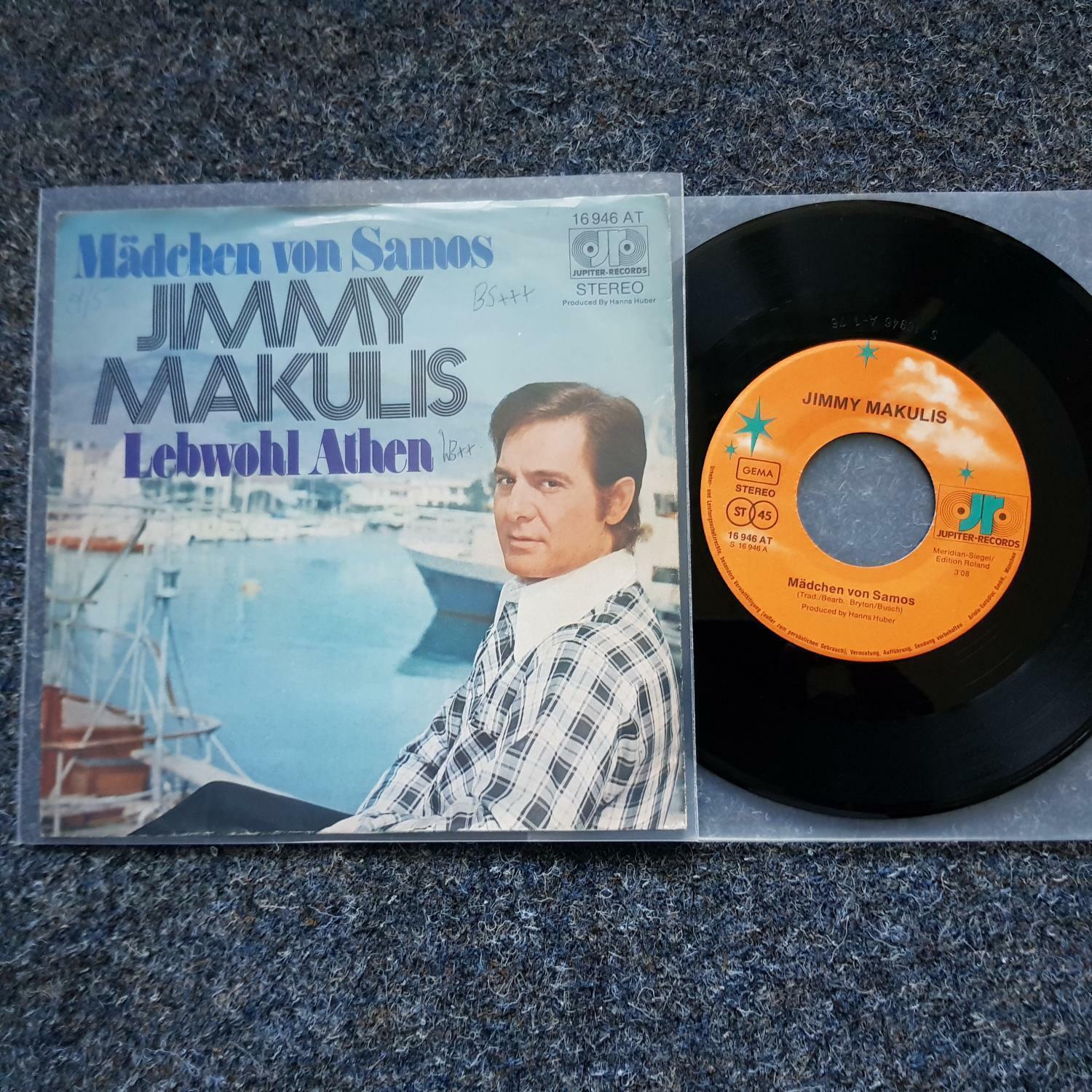 7"" Single Vinyl Jimmy Makulis - Mädchen von Samos