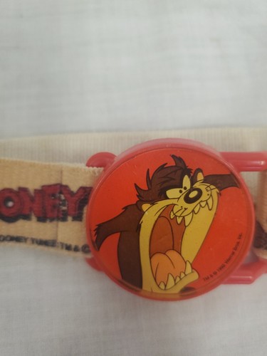 Vintage Lee Stretch Belt Kids Looney Tunes Bugs Bunny Daffy Duck Taz Warner Bros - Picture 2 of 8