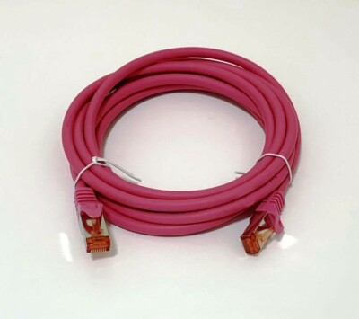 Schnelles 10m Ethernet Kabel Cat6a 10GB Glasfaser Internet RJ45 Netzwerkkabel geschirmt Posten