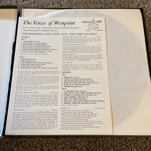 The Voices Of West Point Cadet Glee Club / Cadet Quartet - Vinyl LP Set of 6 W/ - Picture 3 of 6