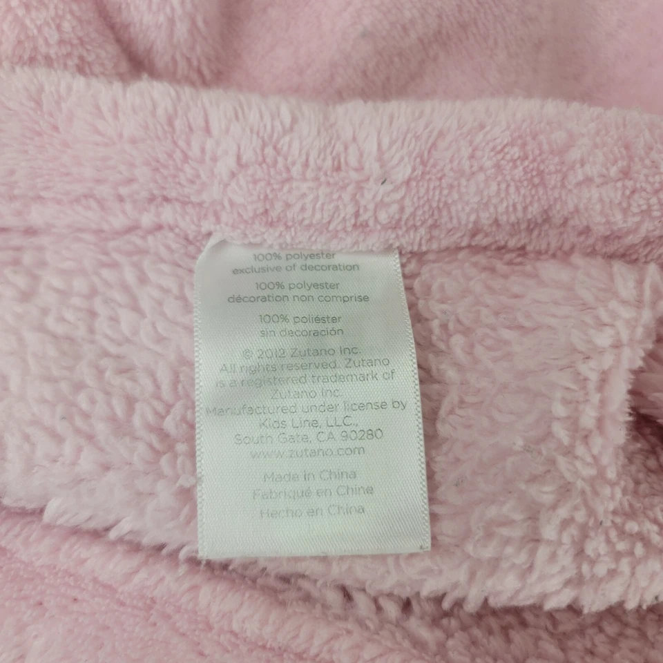 Cobertor de pelúcia Ingredano rosa coruja pássaro lã bebê criança 43x60" - Imagem 3 de 4