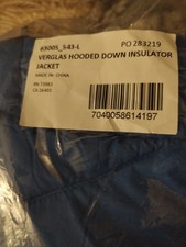 Helly Hansen Mens Verglas Hooded Down Insulator Jacket Large Blue