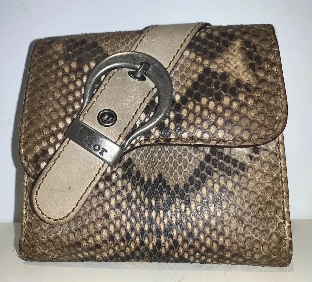 Dior saddle bag snakeskin sale