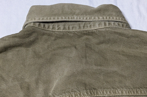 ZARA TRAFALUC ROPA DE MEZCLILLA BE GREEN Mujer XS Oliva Drab Algodón Chaqueta Utilitaria a Presión - Imagen 20 de 21