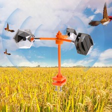 360° Wind Powered Bird Repellent Pigeon Crow Scarer Deterrent Garden Protection