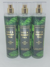 Bath  Body Works Lily  Green Tea Fine Fragrance Mist x3 - 8oz each