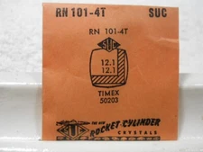 SUC RN101-4T Watch Crystal Fit Timex 50203 - 12.1 x 12.1 mm - Replacement Repair