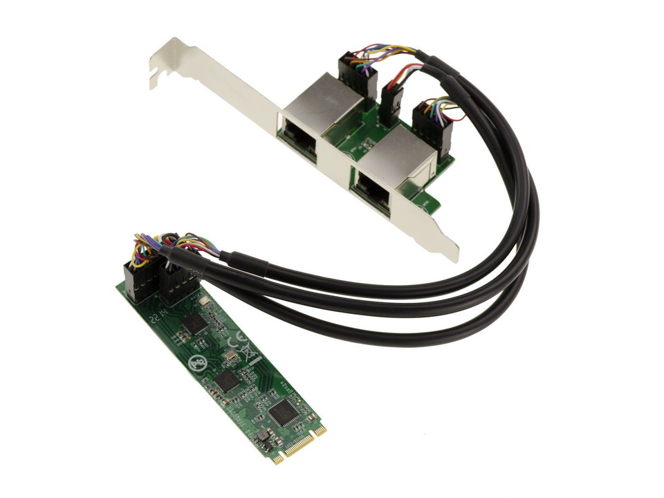 Carte Réseau M.2 NGFF SFP Fibre Gigabit Ethernet 1000Mbps – Intel WGI210AS