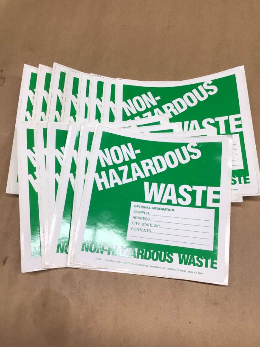 PACK OF 15 Labelmaster NON HAZARDOUS WASTE OPTIONAL INFORMATION LABELS #4003F280 | eBay pack-of-15-labelmaster-non-hazardous-waste-optional-information-labels-4003f280-ebay