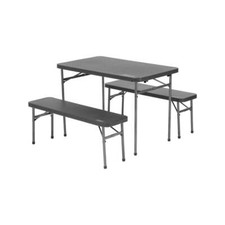 Coleman Packaway Table & Bench Set Camping Garden Holiday Caravan Beach