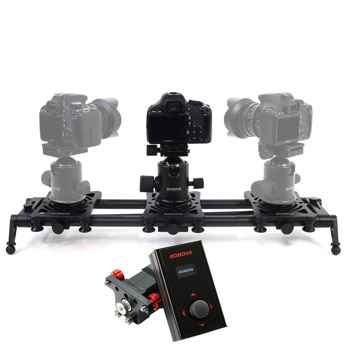 Konova Motorized Bundle P1 Carbon Camera Slider 60cm(23.6