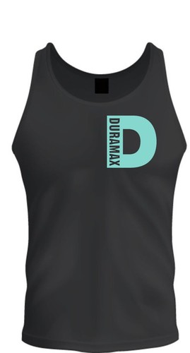 Camiseta sin mangas Duramax Pecho Pequeño Diseño D Unisex Color Negro Frontal D - Imagen 11 de 34
