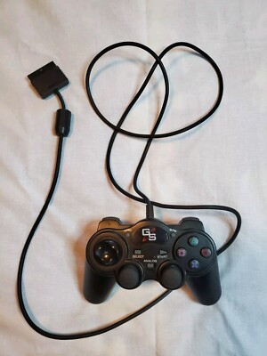GS GameStop Playstation 2 PS2 Controller Wired Corded Black | eBay