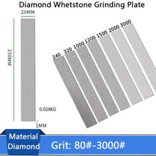 Piastra di rettifica diamantata Whetstone 150x20 mm affilatrice grana 80-3000