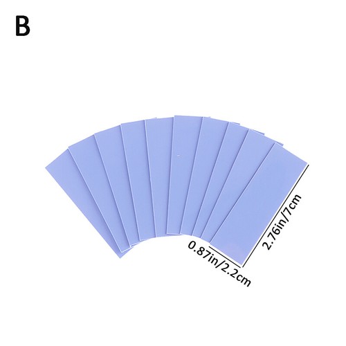 10Pcs M.2 Thermal Pad With 6.0 W/mk Thermal Conductivity Silicone GPU Heat P _wa - Bild 14 von 14