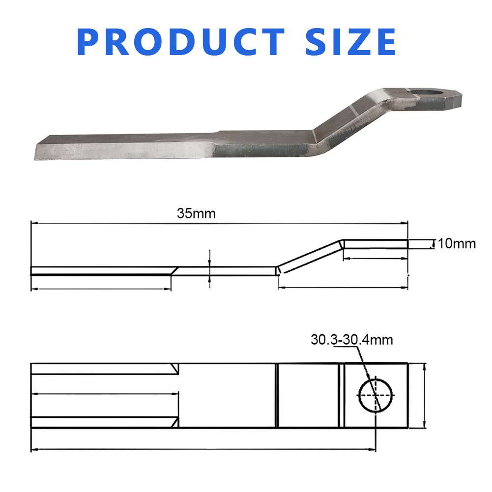 US For Mower King Skidsteer Brush Hog Cutter 10 mm Blades Heavy Duty AR400 Steel