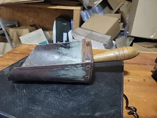 Antique PRIMITIVE COUNTRY STORE HANDLED SCOOP FEED STORE WOOD METAL Moon 3 