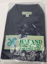 NOS Vintage Haband Flannel Shirt Size XL Blue Button Up