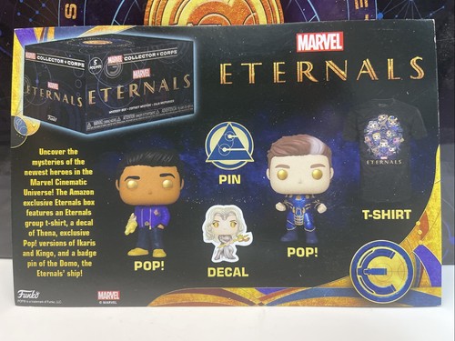 Funko POP Ikaris 745 Kingo 746 Marvel Collectors Corps Eternals Juego de 5 piezas - Imagen 3 de 24