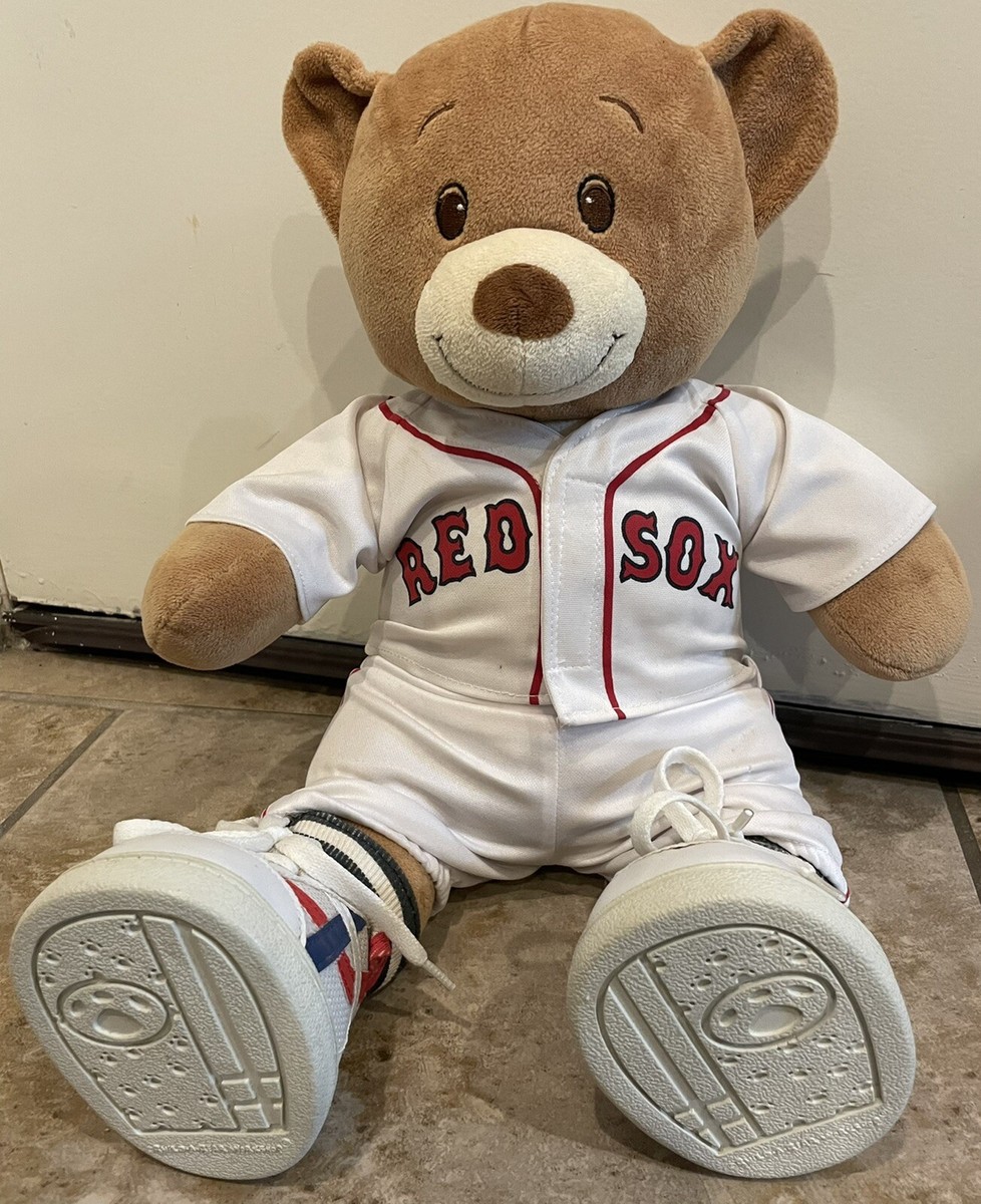 【希少！】Build A Bear ぬいぐるみ Boston Red Sox Build A Bear Workshop Boston Red Sox Full Uniform Bear Plush Brown