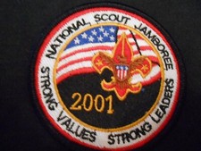 2001 Nation Jamboree black border pocket patc...