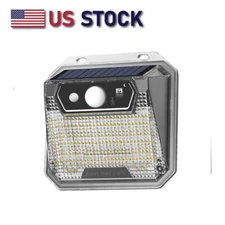 Solar Power 148 LED Lights PIR Motion Sensor Outdoor Security Lamp Wall 3 Mod