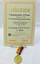 Tourenwagensport MTC DDR Motorsport Urkunde + Medaille ADMV 1984 Rallye  6585