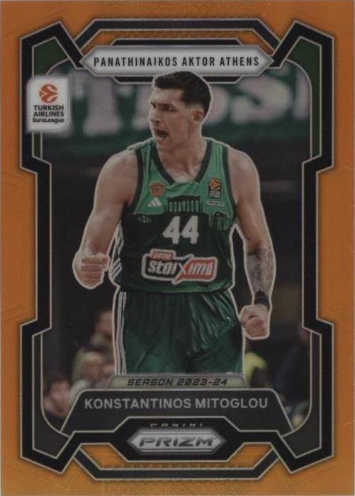 2023-24 Panini Prizm Turkish Airlines EuroLeague - Konstantinos Mitoglou #21 - 1 of 2