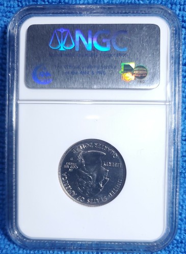2005-D West Virginia 25C Washington State Quarter - NGC MS66 Business Strike - Picture 2 of 2