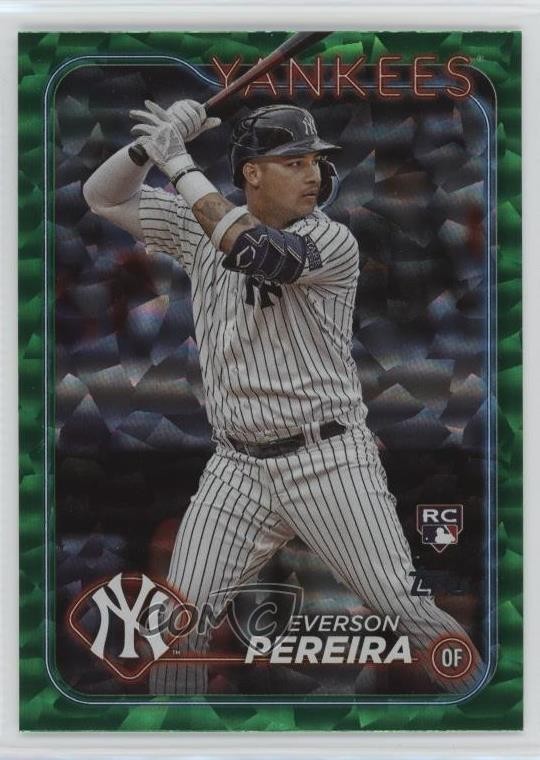 2024 Topps Series 2 Green Foil 179/499 Everson Pereira #461 3hd