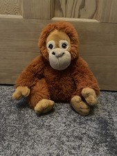 Keel Toys KEELECO Orangutan Monkey Soft Toy 100% RECYCLED Eco Plush
