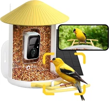 by Birdfy Smart Bird Feeder with Camera – AI Identifies Birds Species 2MP Night