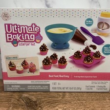 NEW Real Cooking Ultimate Baking Starter Set Makes 16 Cupcakes