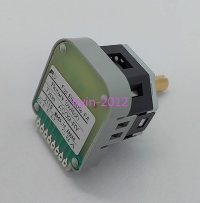 1pcs Used   dip selector rotation ratio switch AC09-RY #hj