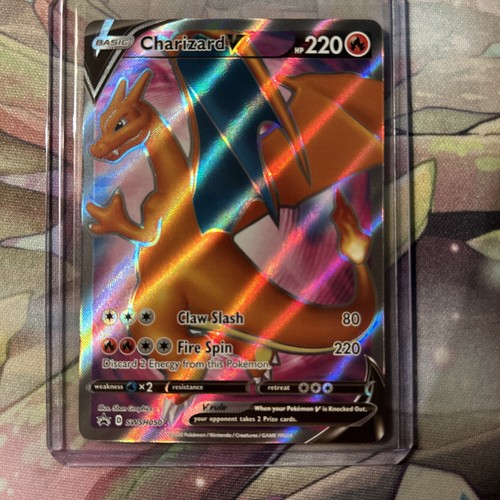 FULL ART Charizard V MINT PROMO Pokemon SWSH050 Champion's Path Holo