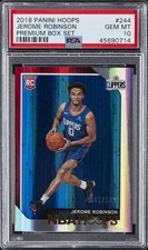 2018 PANINI HOOPS PREMIUM BOX SET #244 JEROME ROBINSON PSA 10
