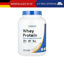 Nutricost, Molkenproteinkonzentrat, geschmacksneutral, 2.268 g (5 lb.)